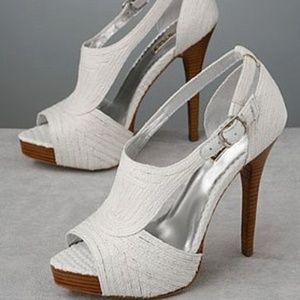 Report Signature Lucie Heel - White, Size 7